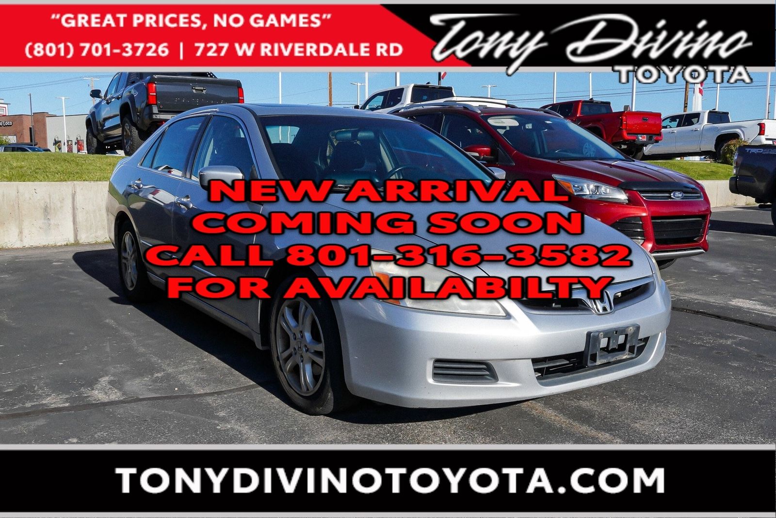 2006 HONDA ACCORD EX w/Leather
