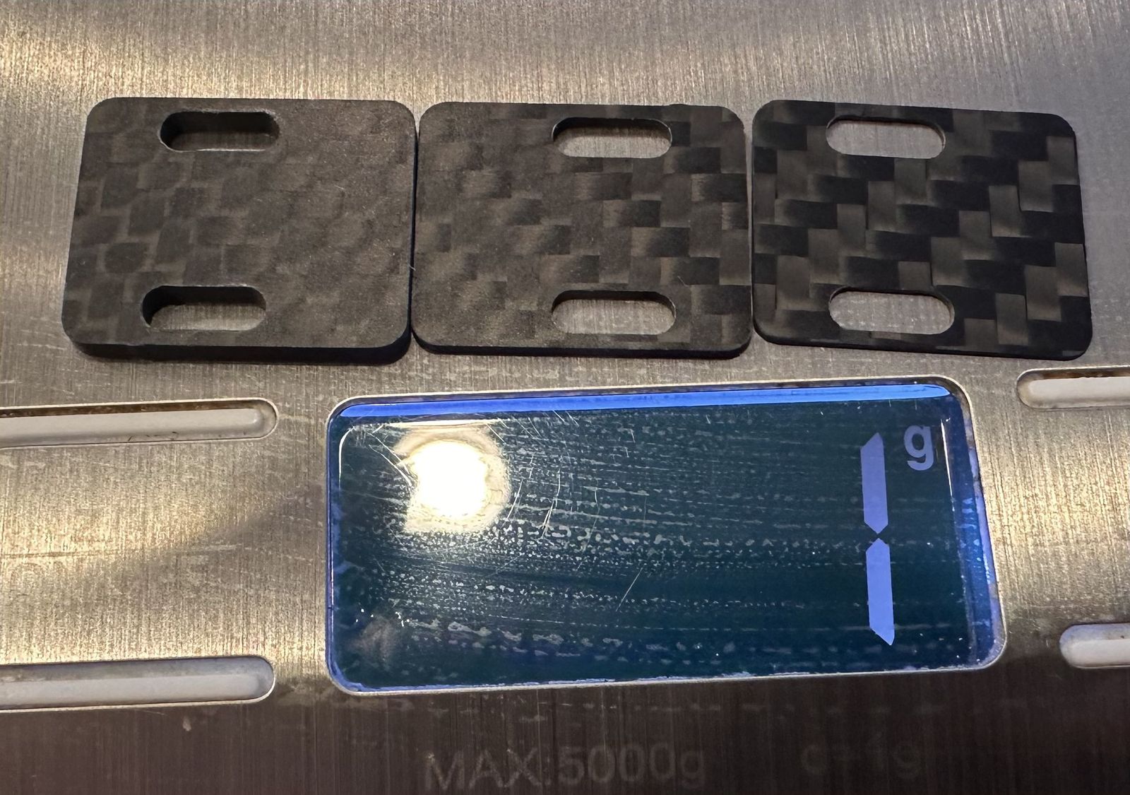 3pc New, Carbon-Fiber Composite Turntable Cartridge Headshell Spacers, Shims