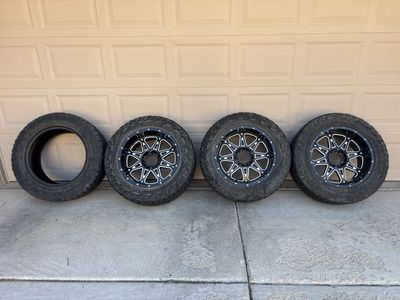 20” Silverado Wheels + Toyo AT3 Tires (10–12/32)