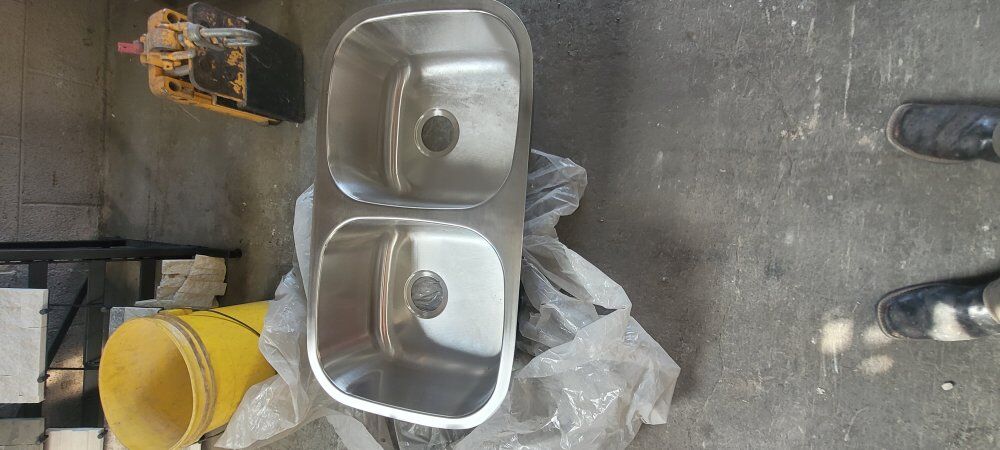 stainless steel 50x50 sink