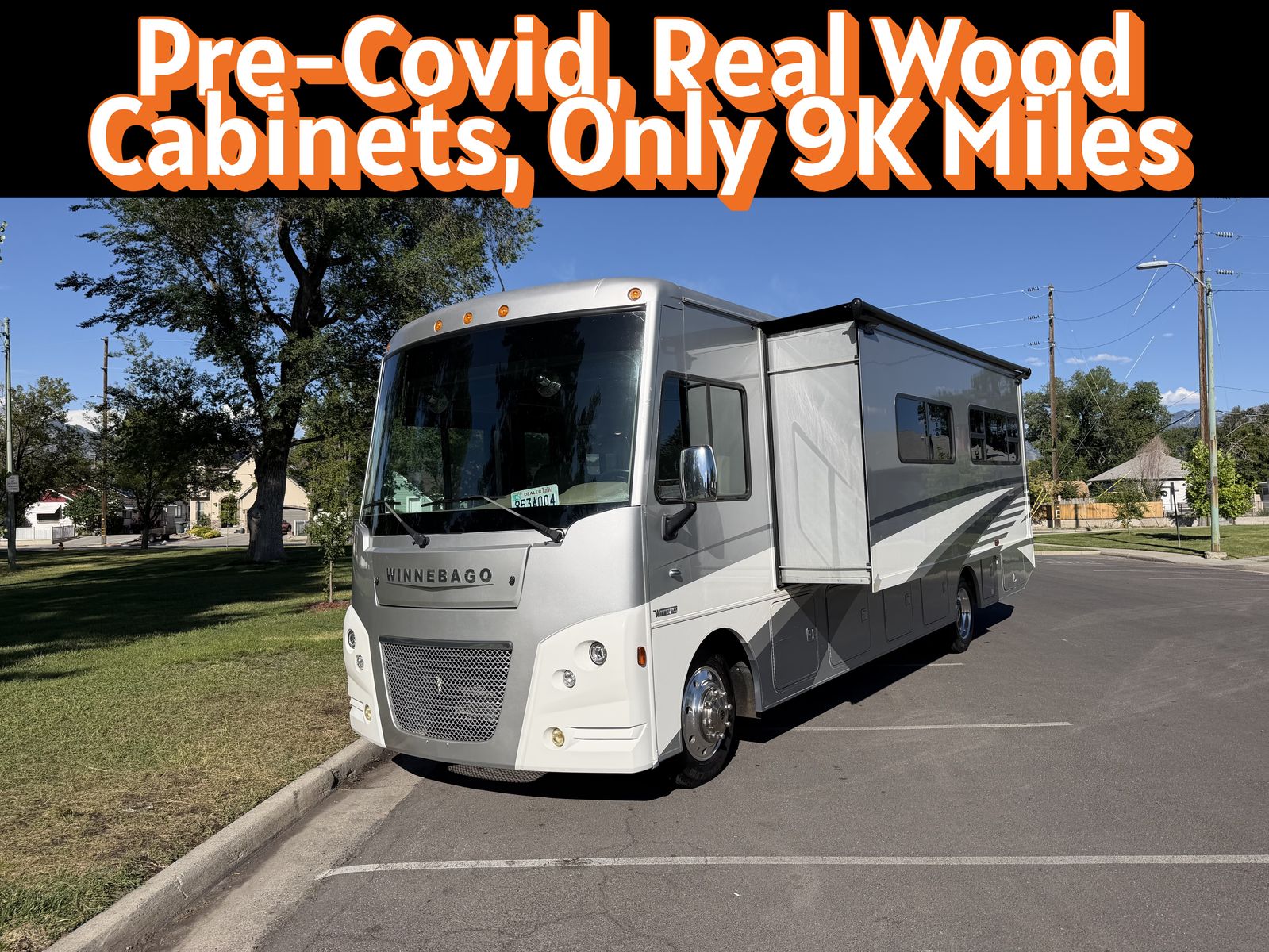 9K Miles! 2 Bath, 4 Season, Washer/Dryer, 2019 Winnebago Adventurer 35F class A Gas like: Vista, Suncruiser, Sunrise, Sunstar