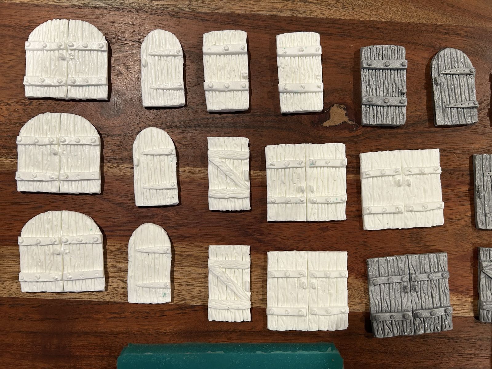 Dungeons & Dragons tabletop terrain door molds