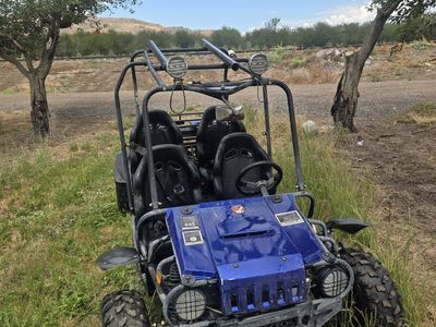 Go Kart 4-Seater Off-Road Buggy - Blue, Fun for the Whole Family