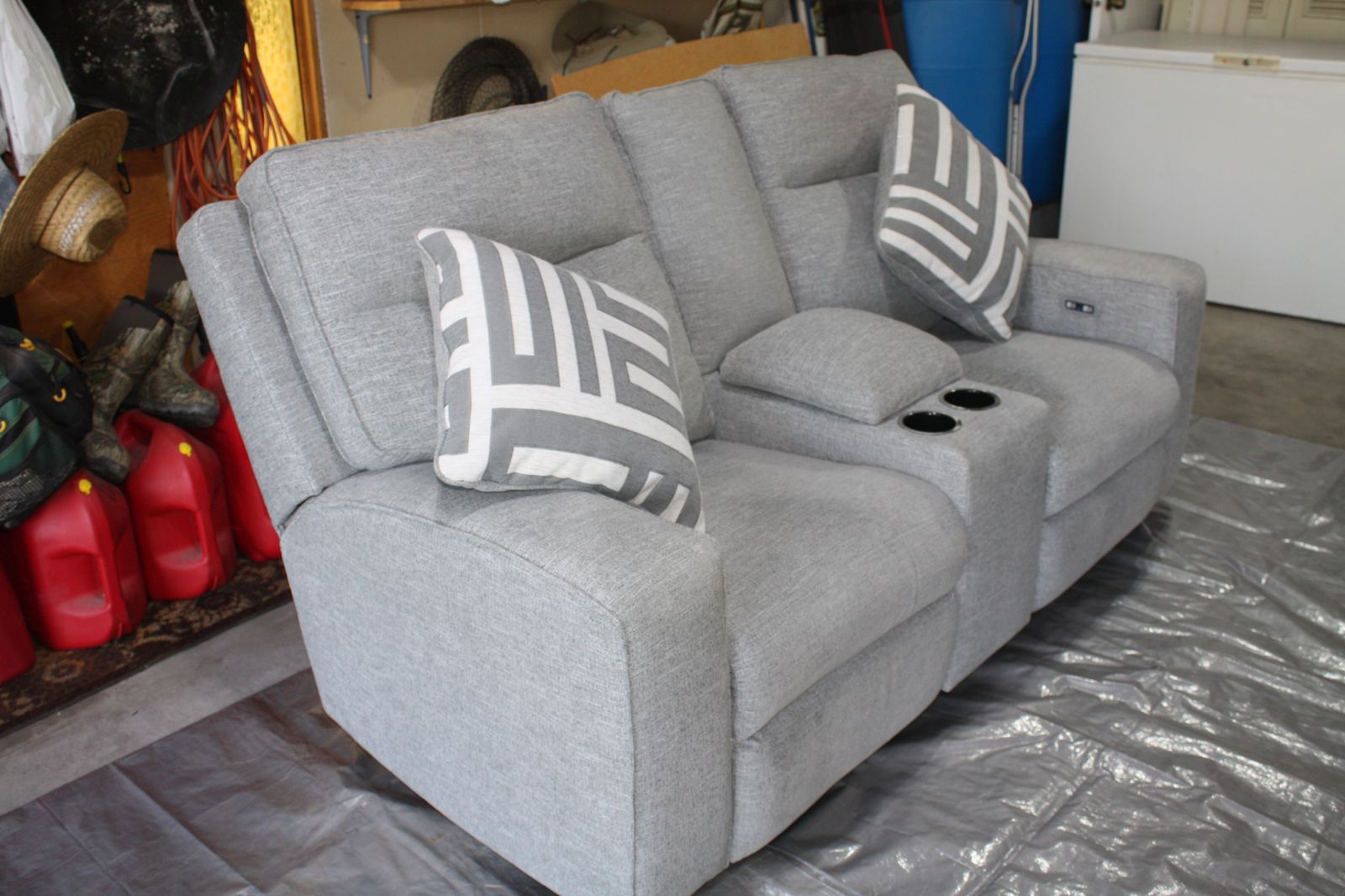 Loveseat with Console