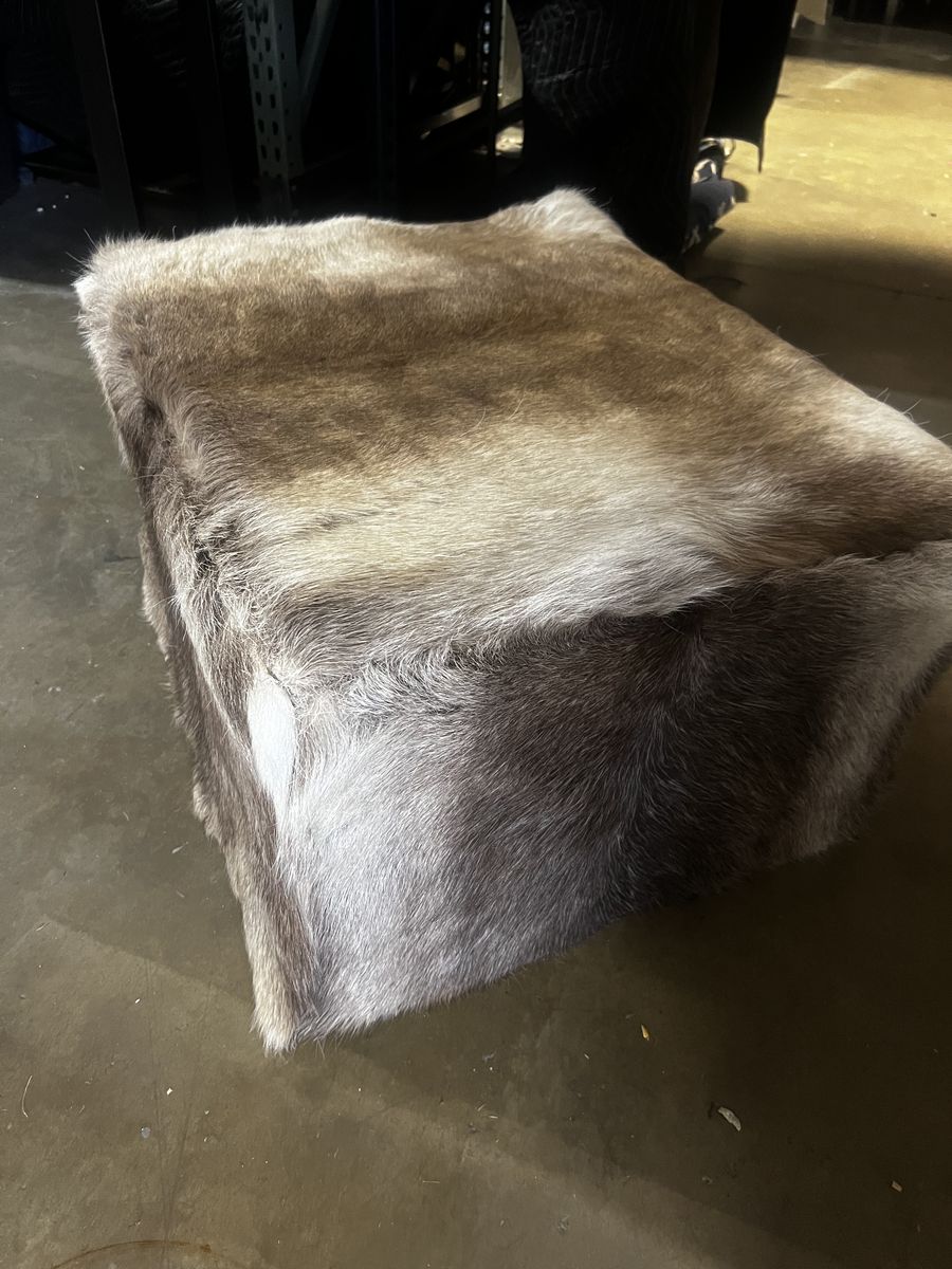 Coffee Table, Ottoman Hair On Hide