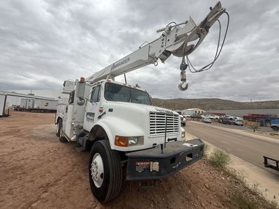 Utility truck with crane