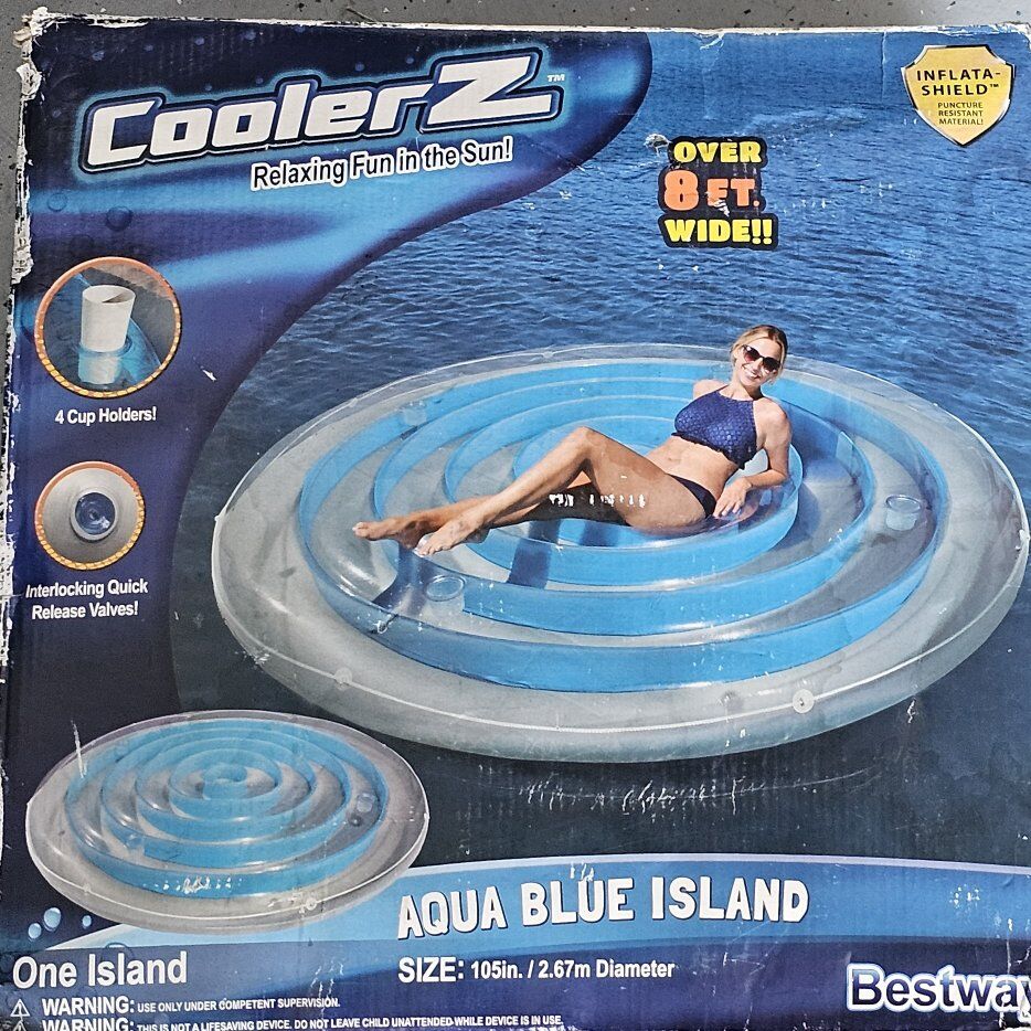 New 8ft Floating Island Cooler Z by Bestway