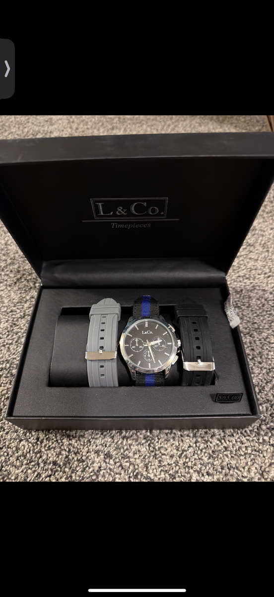 L & Co mens watch