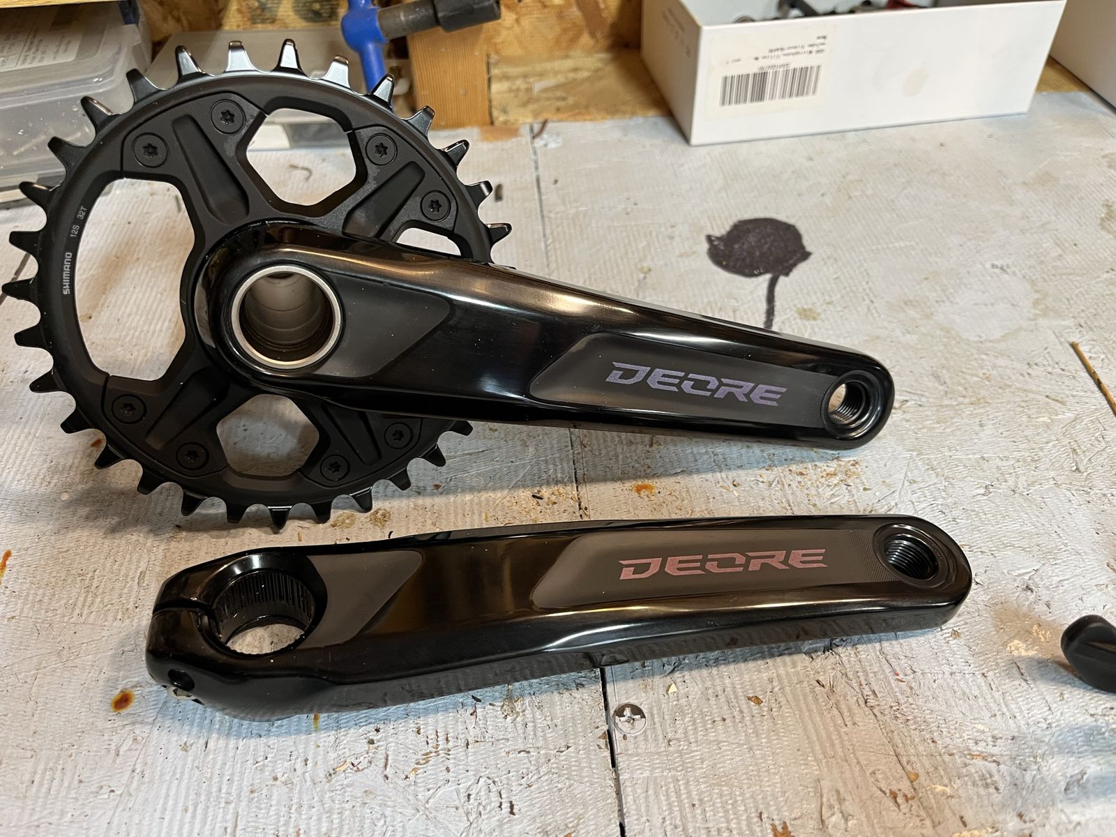 New Shimano Deore cranks
