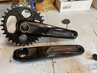 New Shimano Deore cranks