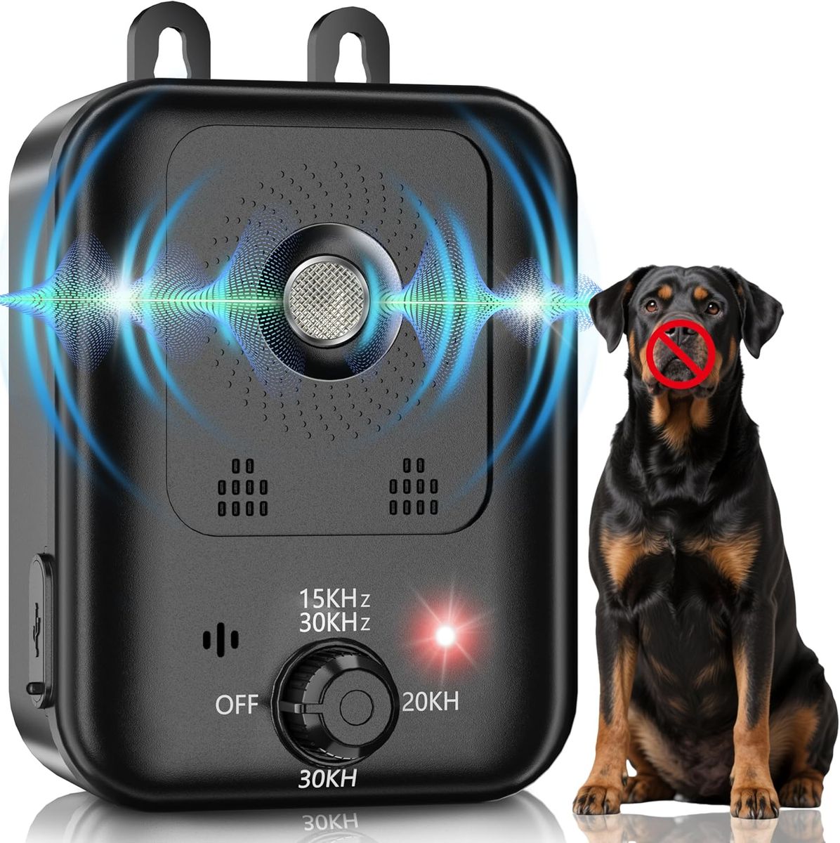 NEW Anti Barking Device for Dogs, with 3 Modes, Rechargeable Ultrasonic, Effective Stop Barking Dog Device