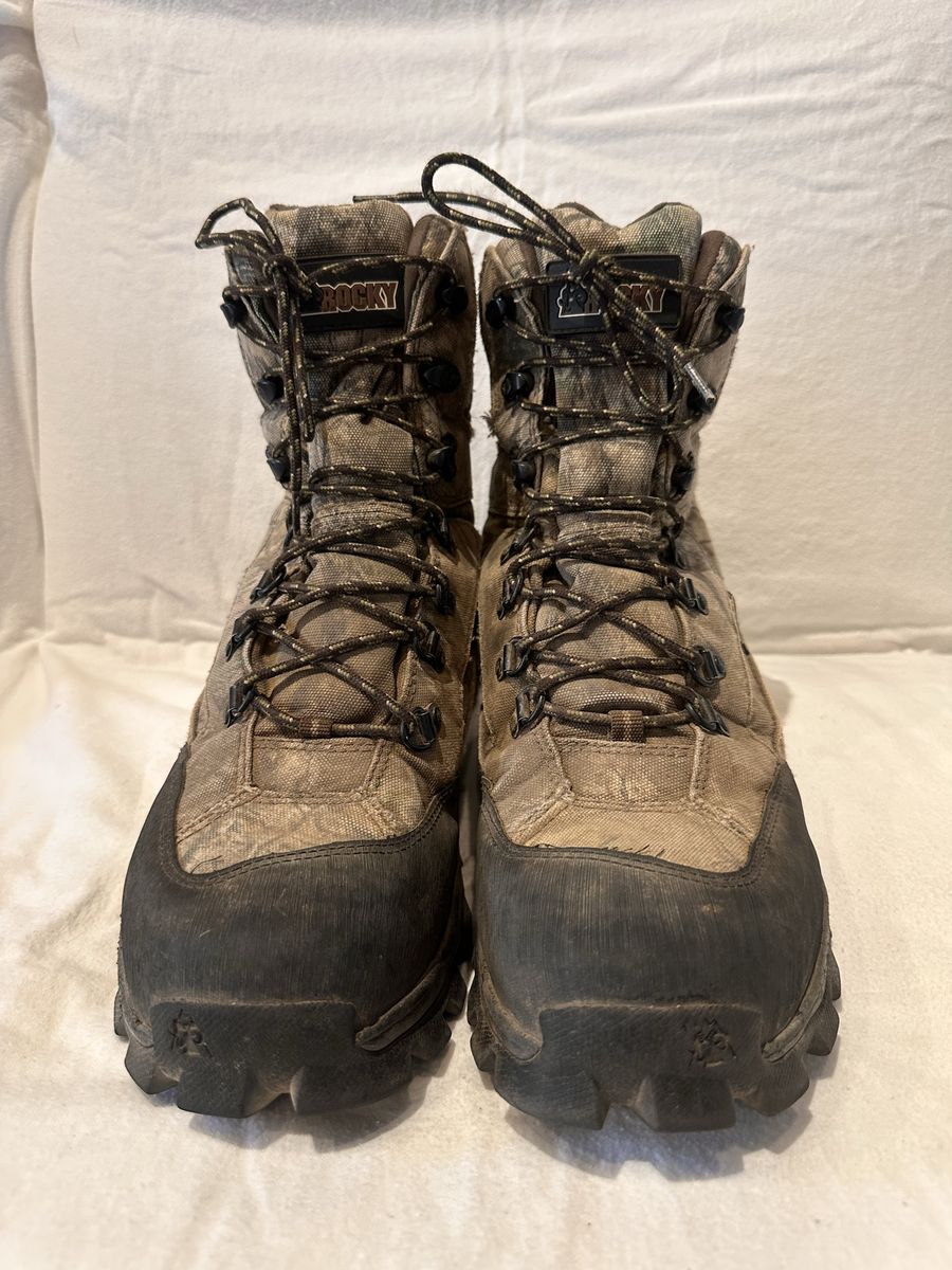 Rocky men’s size 11 nine inch camo Gore-Tex 400 g insulation hunting boots