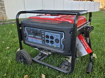 Predator 4000 Watt Portable Gas Generator 212cc Engine