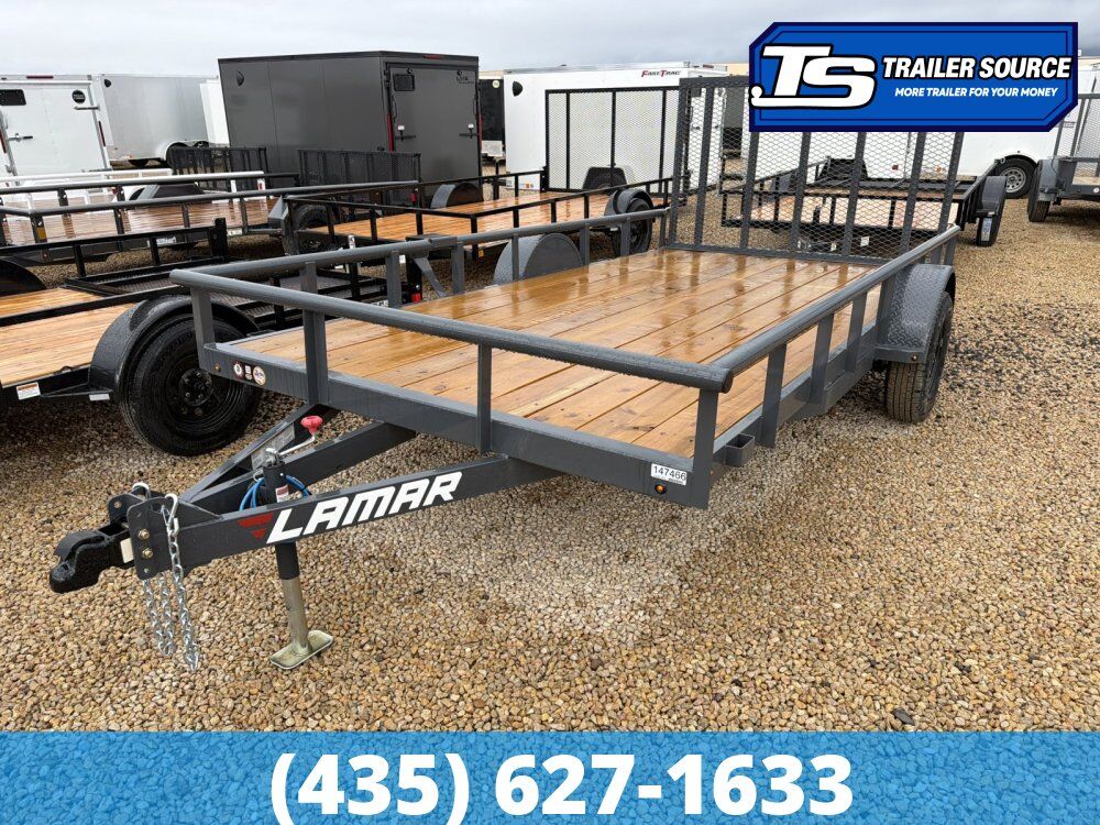 7x14 Lamar UC Utility Trailer - 3.5K GVWR