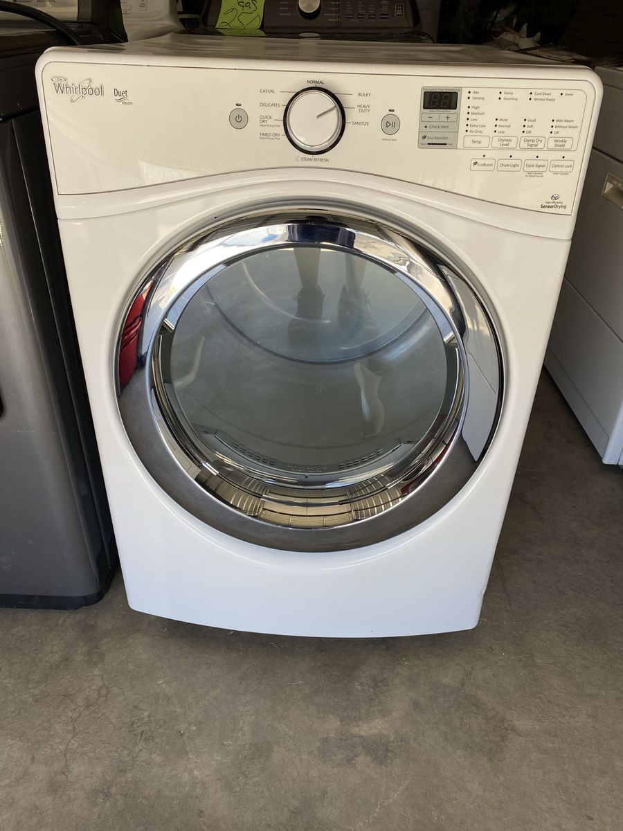Whirlpool duet steam 3 prong electric dryer