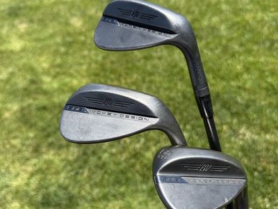 Titleist Vokey SM8 Wedge Set Black Finish GW SW LW 50 56 60 D grind F grind Golf Pride