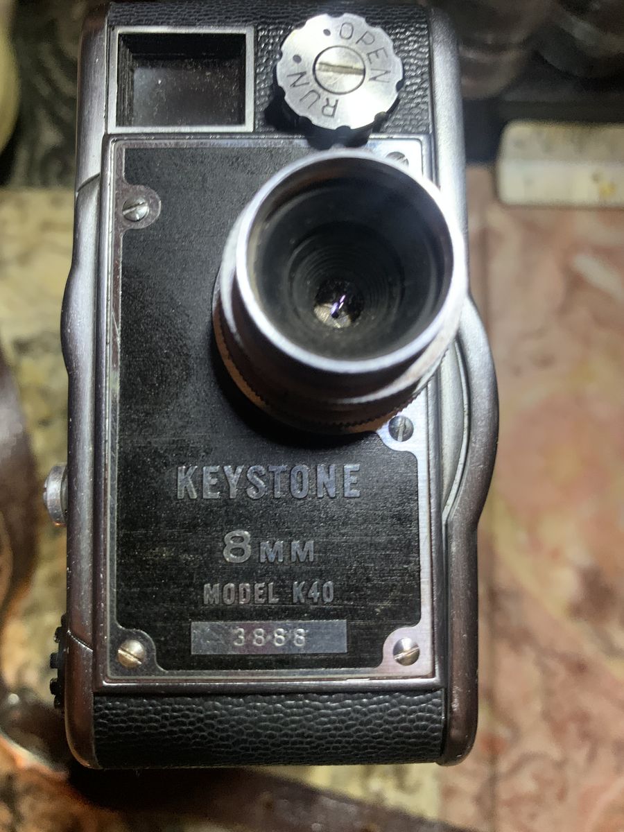 Keystone 8mm movie camera manual wind-up