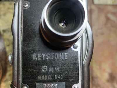 Keystone 8mm movie camera manual wind-up
