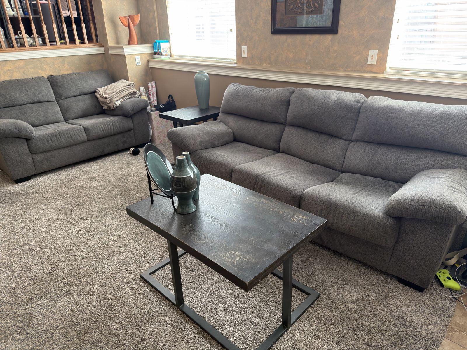 Living Room Set (Couch, Loveseat, Coffee Table, Side Tables)