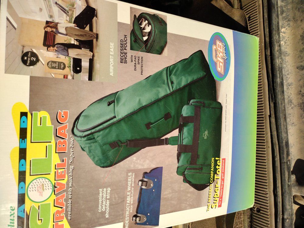 skb deluxe  golf travel  bag