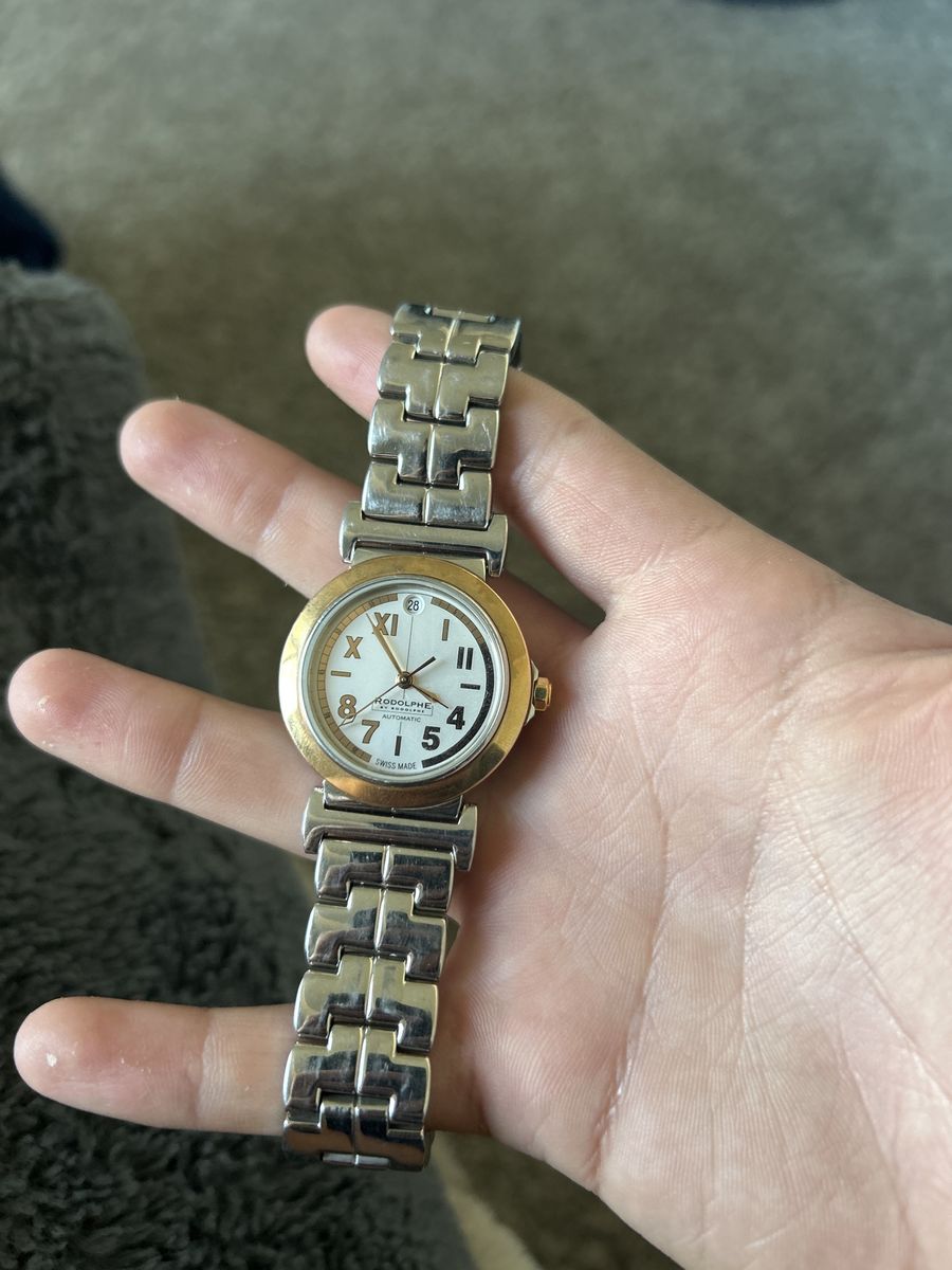 Rodolphe by Longines Automatic Swiss Made Two-Tone Watch with Date Display