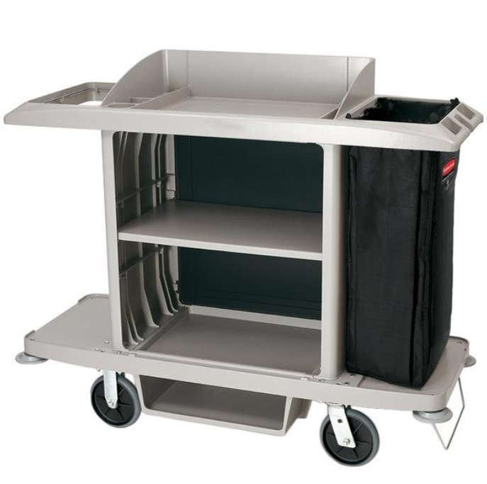RUBBERMAID HOUSEKEEPING CART IN GREY R1969596