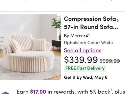 round sofa chair