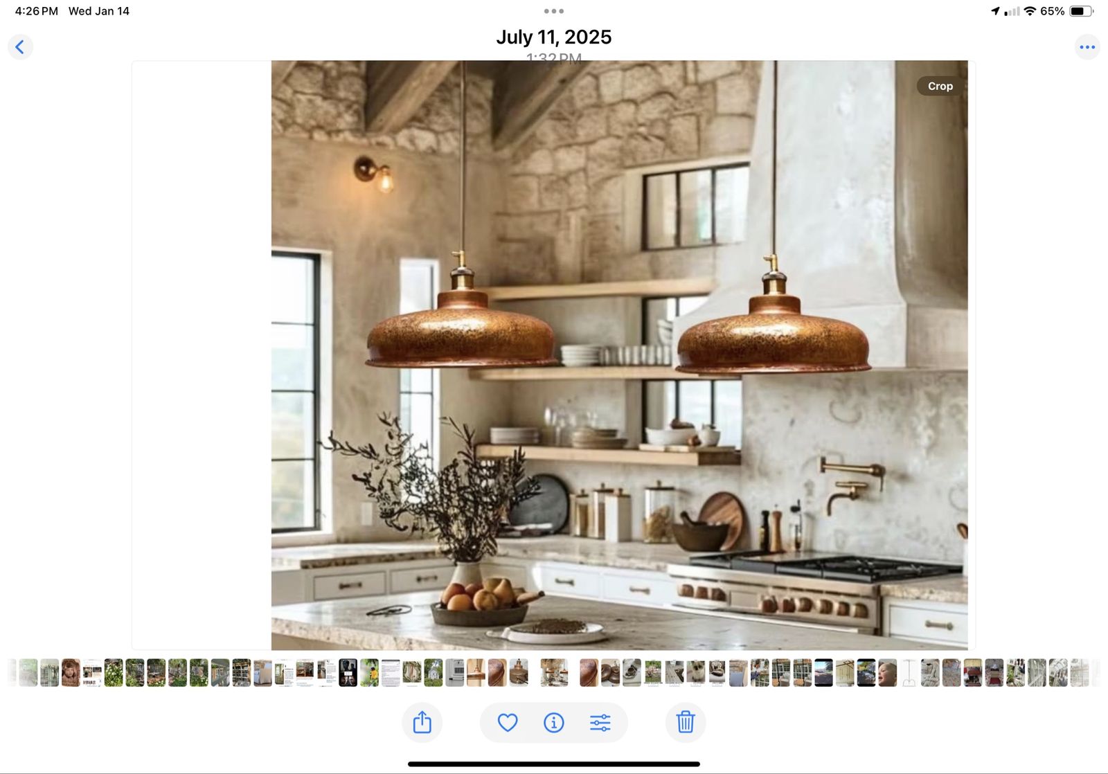 2 pendant lights 