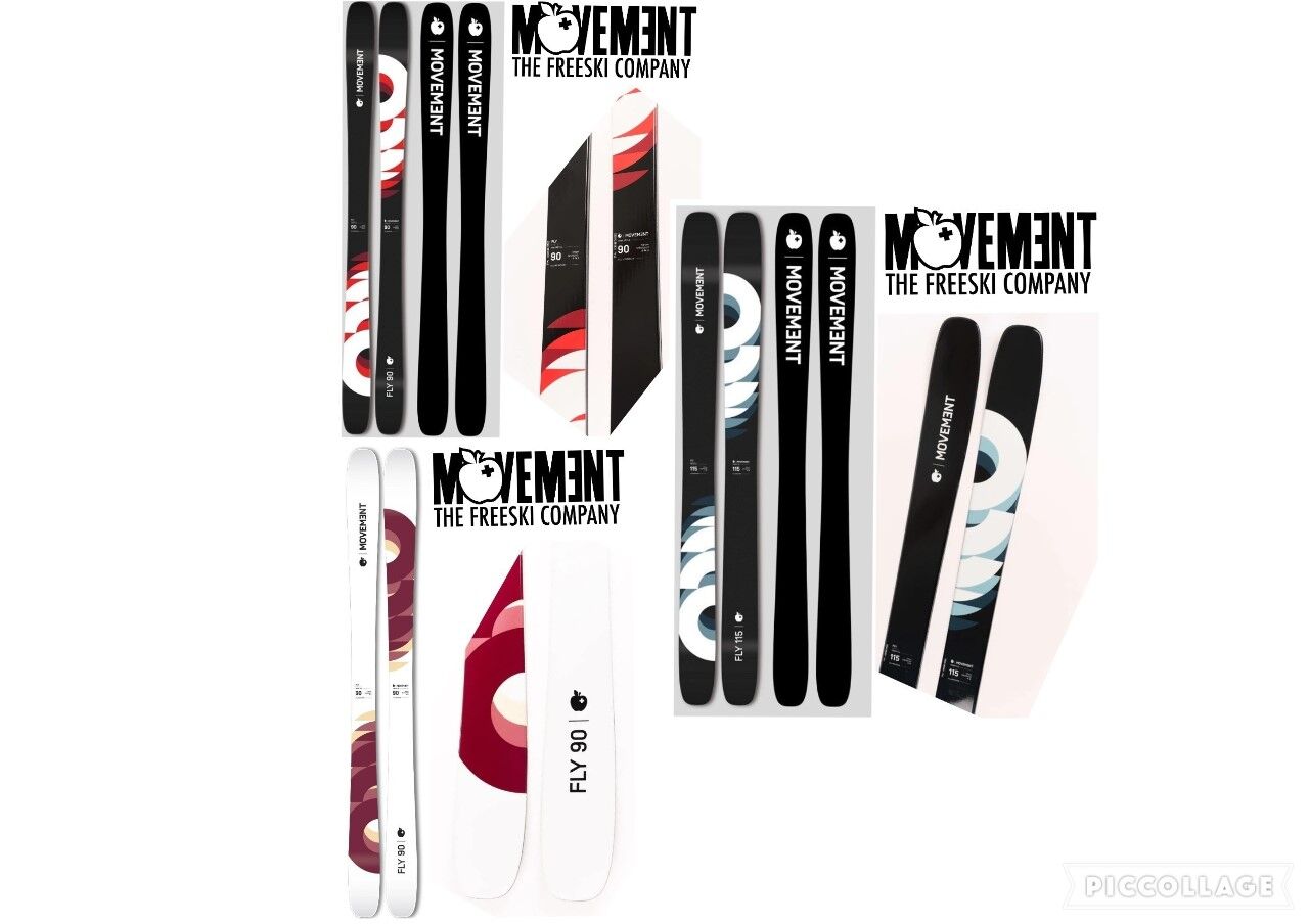 lot NEW swiss 24/25 MOVEMENT fly backcountry freestyle touring full rocker skis 90 115 underfoot