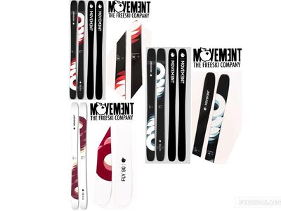 lot NEW swiss 24/25 MOVEMENT fly backcountry freestyle touring full rocker skis 90 115 underfoot