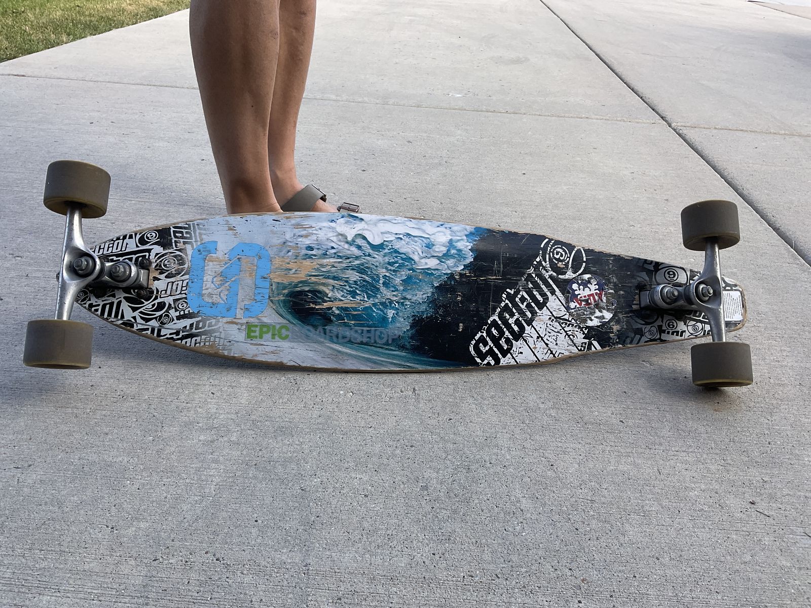 Sector 9 Epic Drop Through Longboard Skateboard - Good Condition