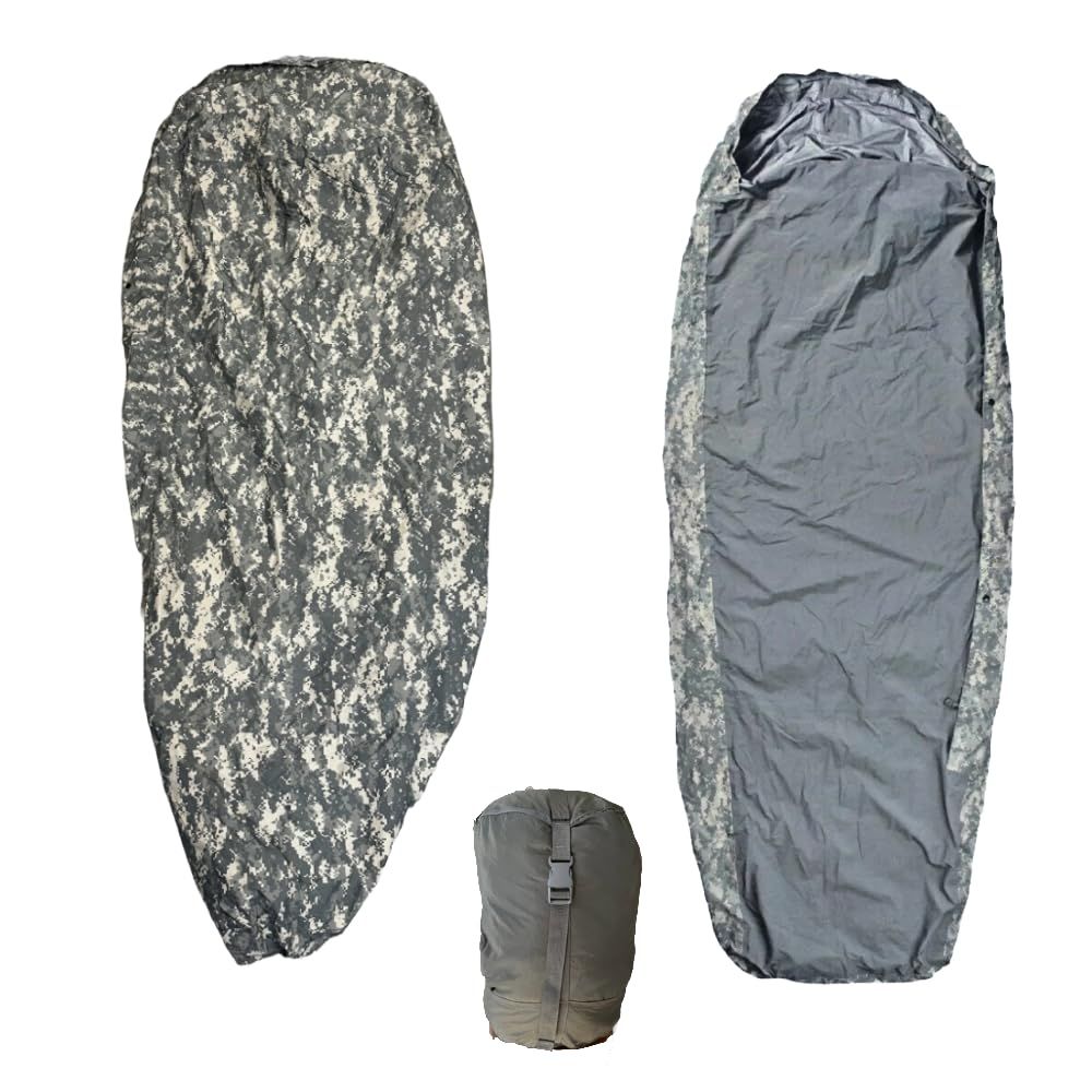 USGI Modular Sleeping Bag & ACU Goretex Bivy Bag Set Excellent