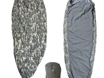 USGI Modular Sleeping Bag & ACU Goretex Bivy Bag Set Excellent