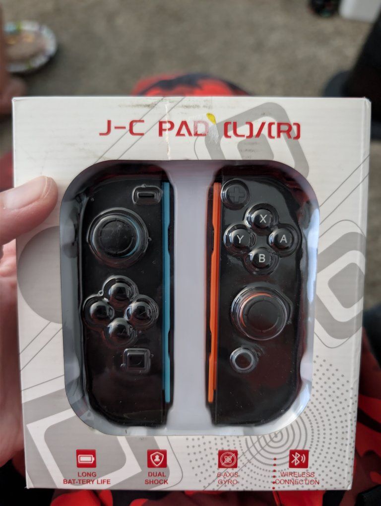 J-C Pad (L)/(R) Wireless Controllers for Nintendo Switch / Switch Lite - Dual Shock, Gyro