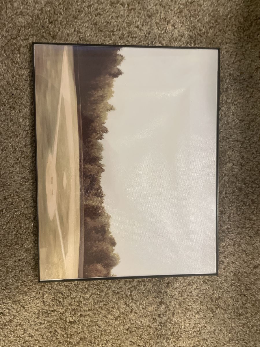 Framed Baseball Field Canvas Art Print Wall Decor