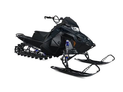 2026 Polaris® Patriot Boost RMK Khaos 155 Gloss Black / Blue Dusk