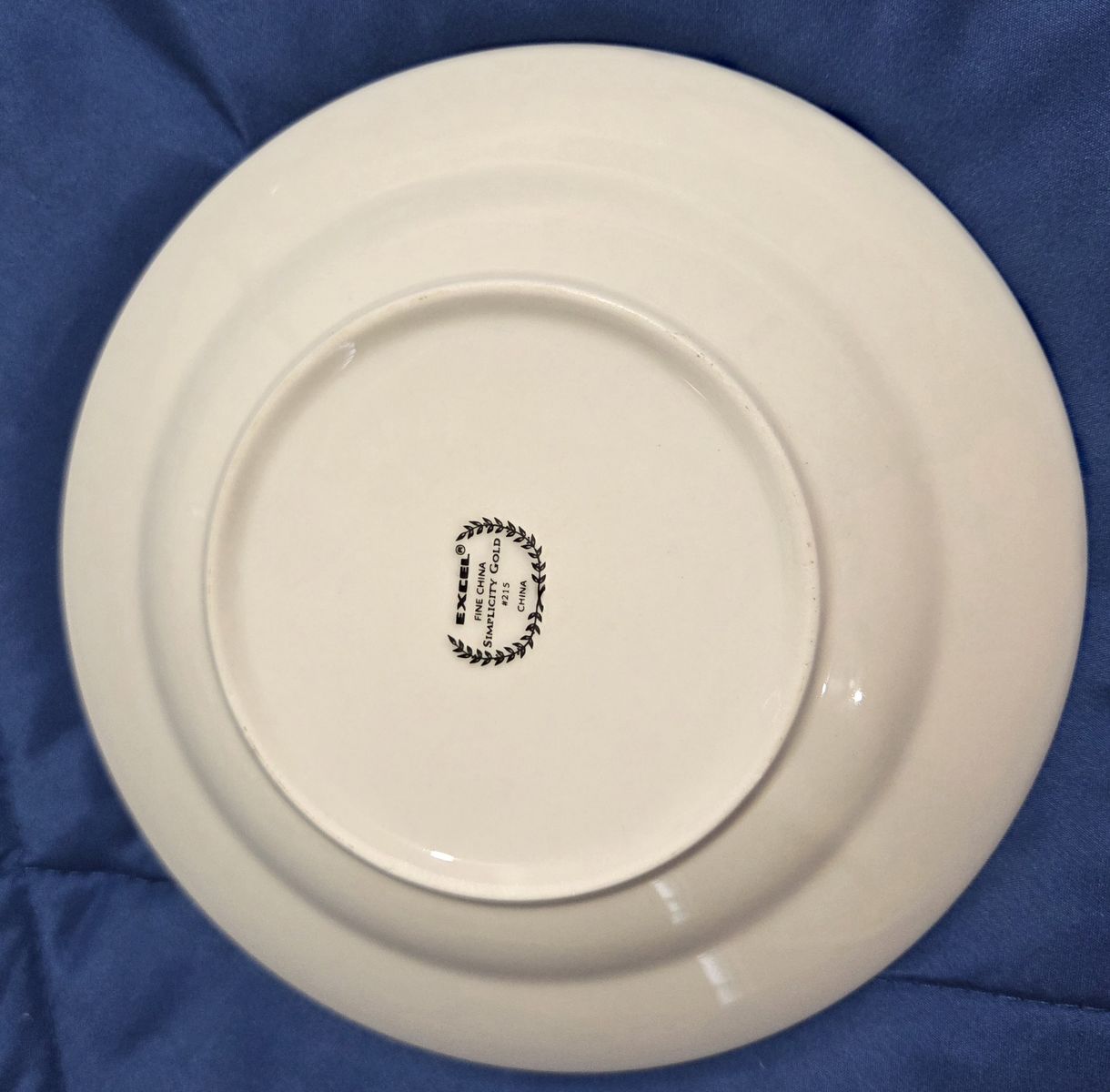 Excel Fine China Simplicity Gold #215 Dishware Set Dinnerware