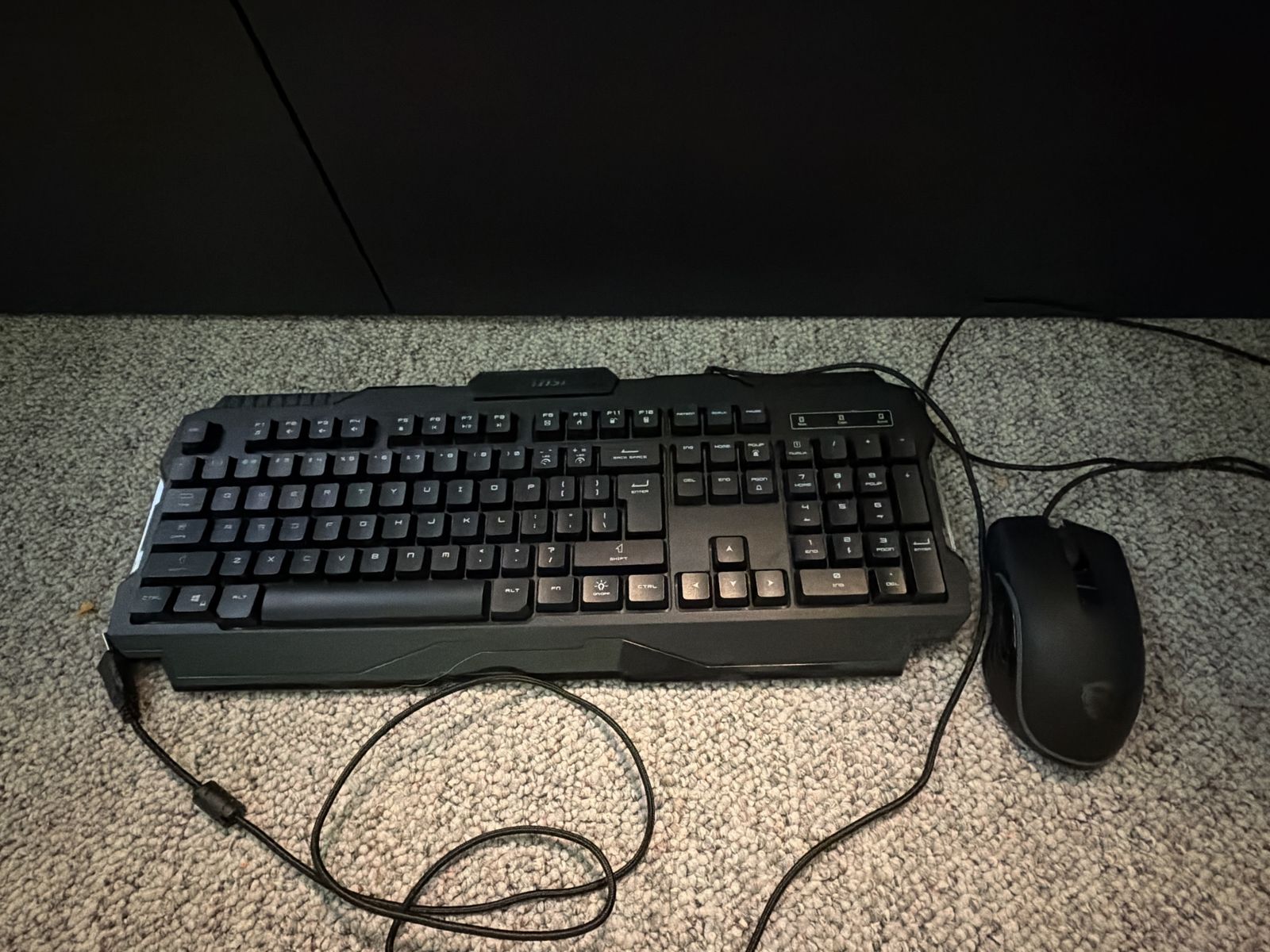MSI Wired Gaming Keyboard and Mouse Combo - Black