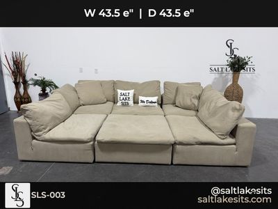 Down East 6 Pc Modular Sectional Sofa Couch Delivery
