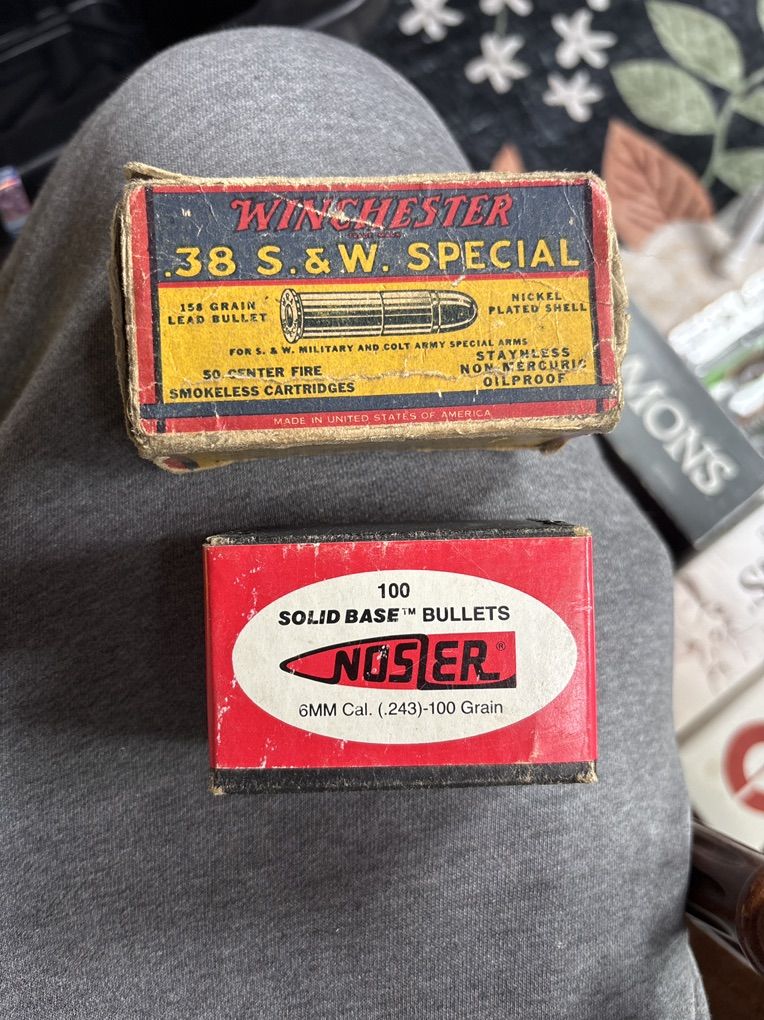 Vintage Box With Ammo