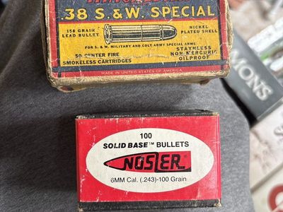 Vintage Box With Ammo