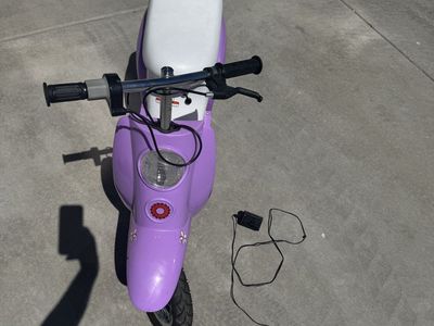 Razor Pocket Mod Miniature Euro 24V Electric Ride-On Scooter - Purple