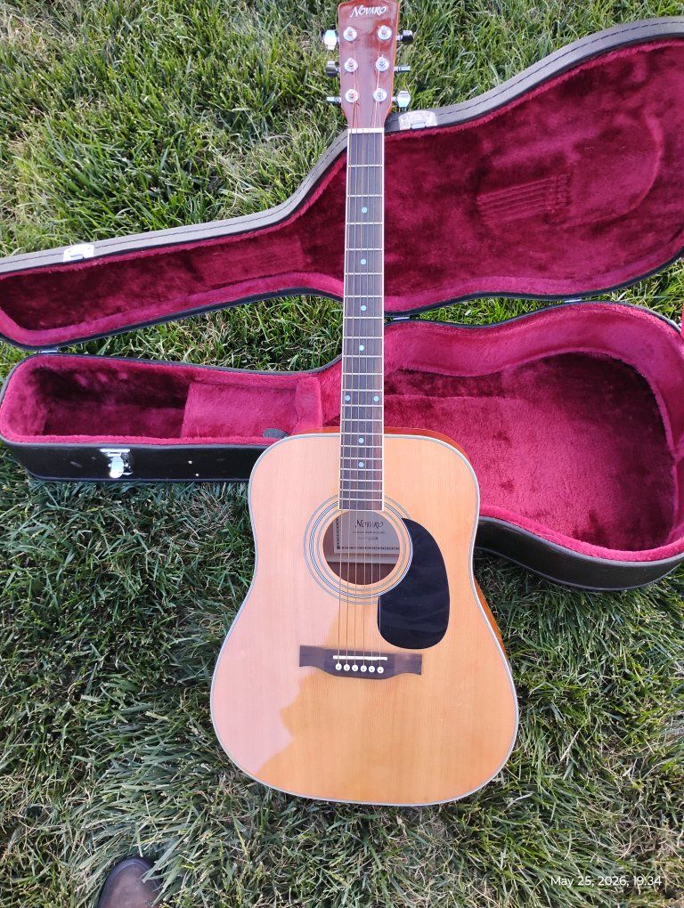 Two navaro acoustic guitar