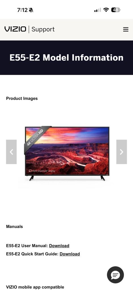 Vizio 55-inch Smart TV