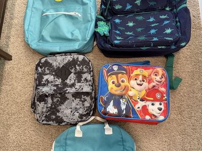 Assorted Lunch Bags and Backpacks (All for $10)
