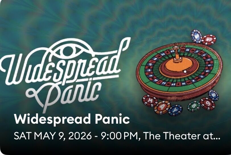 Widespread Panic Ticket 5/9/26