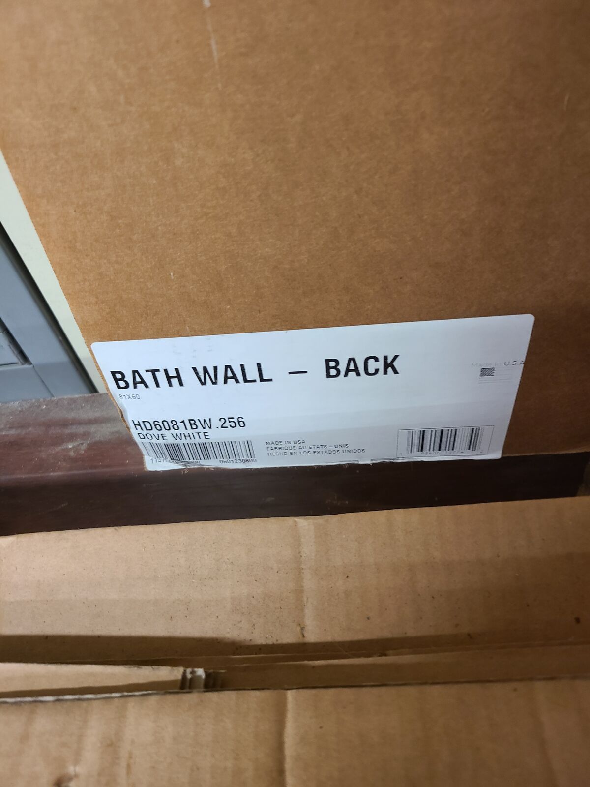 Bath Wall Back