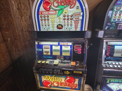 IGT Wild Cherry 25 Cent Slot Machine - Round Top Casino Game