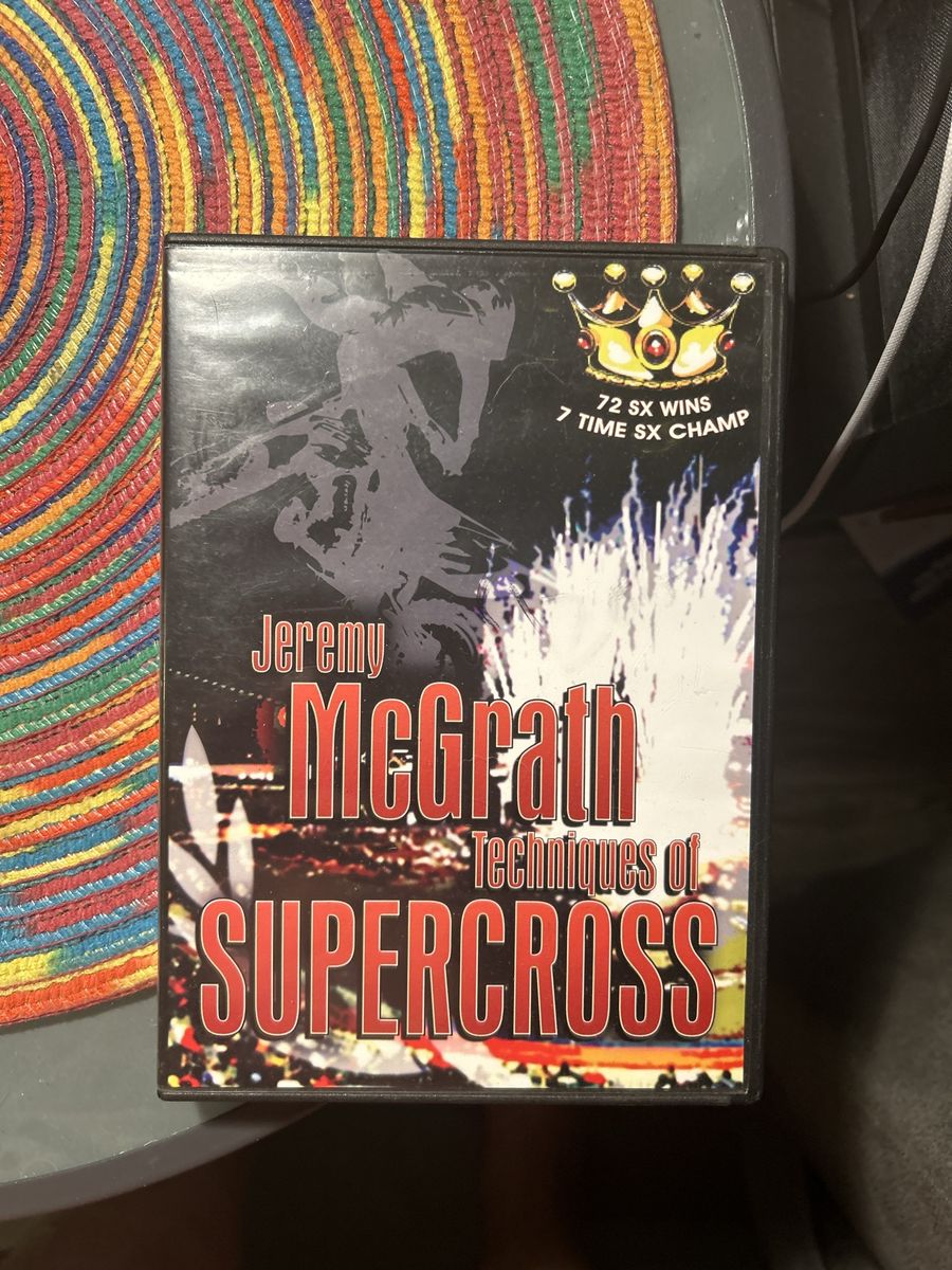 Jeremy McGrath Techniques of Supercross VHS - 72 SX Wins, 7 Time SX Champ Motocross