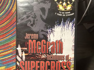Jeremy McGrath Techniques of Supercross VHS - 72 SX Wins, 7 Time SX Champ Motocross